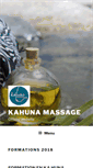 Mobile Screenshot of kahunamassage.be